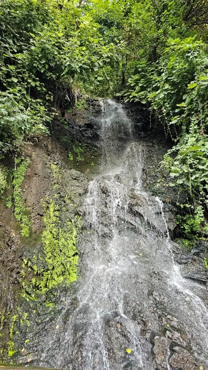 Водопад недалеко от отеля
