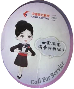 мимими такое от авиакомпании, не будят если спишь (молодцы, кстати) а наклейку тебе оставляю - позови как проснёшься, если что-то будет нужно.