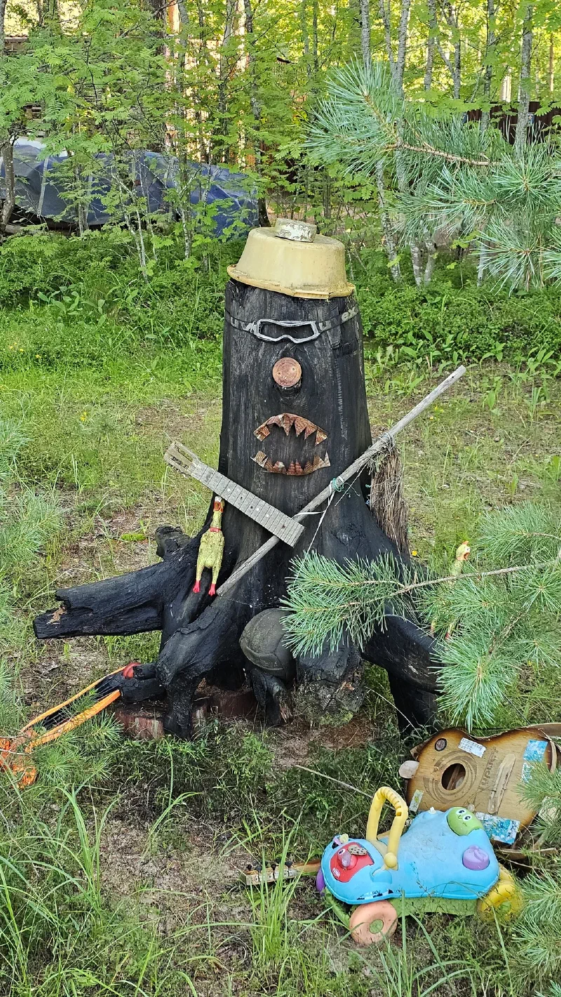 Местное творчество, охранитель от мусора такой