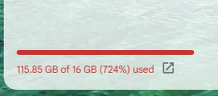 быстрая зачистка мусора не сильно помогла