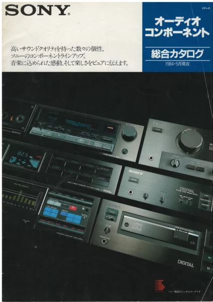 SONY AUDIO COMPONENTS (май 1984)