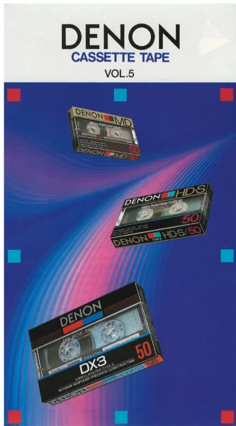 Denon cassette tape Vol 5 (1985 September)