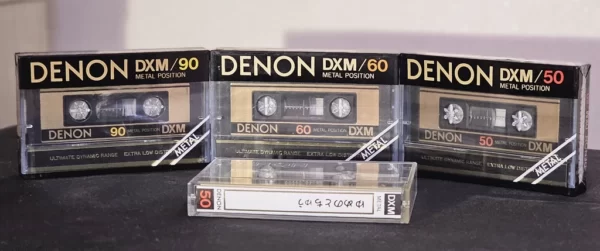 Кассета DENON DXM, версия 1981 года, японский рынок