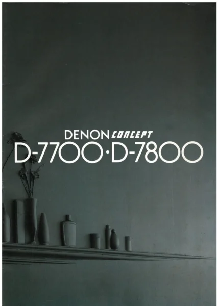 DENON CONCEPT D-7700 D-7800 (1988.10)