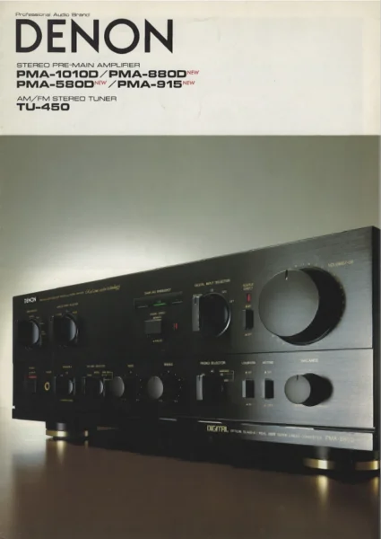 DENON (1988.06) STEREO PRE-MAIN AMPLIFIER