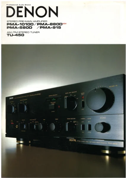 DENON (1988.09) STEREO PRE-MAIN AMPLIFIER