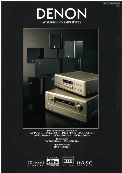 DENON (1999.02) AV SURROUND AMPLIFIERS №4