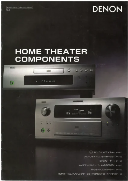 DENON (2009.03) HOME THEATER COMPONENTS №2