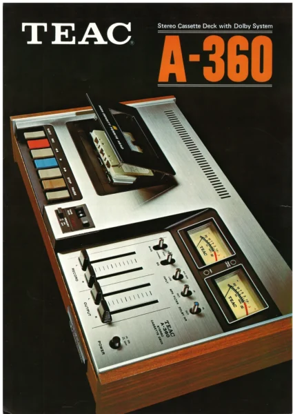 TEAC (1974.03) A-360 Stereo Cassette Deck with Dolby System